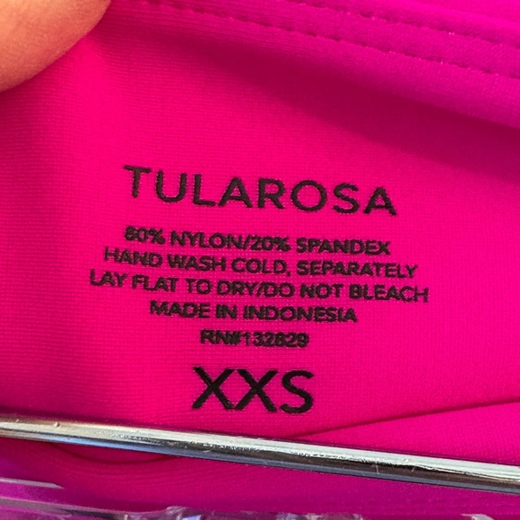 Tularosa Fuchsia Ruffle Bikini Set - Picture 7 of 9